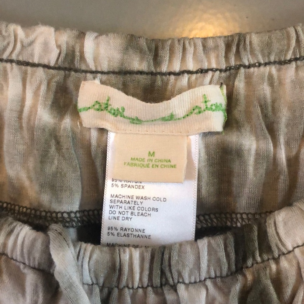 Urban outfitters green tie dye draw string pants
